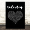 Alicia Keys Underdog Black Heart Song Lyric Print