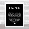 Tracy Chapman For You Black Heart Song Lyric Print