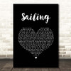 Christopher Cross Sailing Black Heart Song Lyric Print