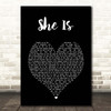 Ne-Yo She Is Black Heart Song Lyric Print