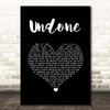 Casey James Undone Black Heart Song Lyric Print