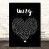 Shinedown Unity Black Heart Song Lyric Print
