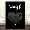 William Michael Morgan Vinyl Black Heart Song Lyric Print