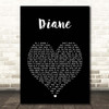 Cam Diane Black Heart Song Lyric Print