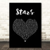 Collabro Stars Black Heart Song Lyric Print
