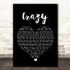 Gnarls Barkley Crazy Black Heart Song Lyric Print