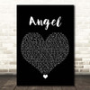 Leona Lewis Angel Black Heart Song Lyric Print