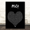 Taylor Swift ME! Black Heart Song Lyric Print