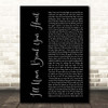 Backstreet Boys I'll Never Break Your Heart Black Script Song Lyric Print