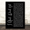 Ashton Shepherd I Ain't Dead Yet Black Script Song Lyric Print