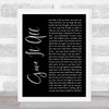 The Amity Affliction Give It All Black Script Song Lyric Print