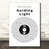 Mumford & Sons Guiding Light Vinyl Record Song Lyric Quote Print