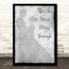 Maddie & Tae After The Storm Blows Through Grey Man Lady Dancing Song Lyric Print