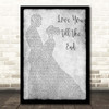 The Pogues Love You 'Till The End Grey Man Lady Dancing Song Lyric Print