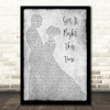 Keith Urban Got It Right This Time Grey Man Lady Dancing Song Lyric Print