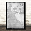Vince Gill The Rock Of Your Love Grey Man Lady Dancing Song Lyric Print