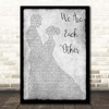 The Beautiful South We Are Each Other Grey Man Lady Dancing Song Lyric Print