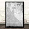 Peter Gabriel The Book of Love Grey Man Lady Dancing Song Lyric Print