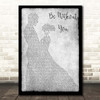 Mary J. Blige Be Without You Grey Man Lady Dancing Song Lyric Print