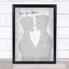 Ben Platt Share Your Address Two Men Gay Couple Wedding Grey Song Lyric Print