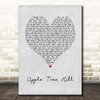 Keywest Apple Tree Hill Grey Heart Song Print