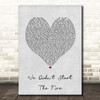 Billy Joel We Didn't Start The Fire Grey Heart Song Lyric Print