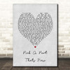 Stereophonics Pick A Part Thats New Grey Heart Song Lyric Print
