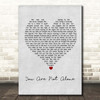 Patty Griffin You Are Not Alone Grey Heart Song Lyric Print