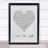 Mandy Moore I See The Light Grey Heart Song Lyric Print