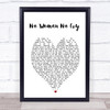 No Woman No Cry Bob Marley Heart Quote Song Lyric Print