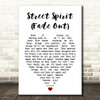 Street Spirit (Fade Out) Radiohead Heart Quote Song Lyric Print