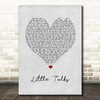 Of Monsters And Men Little Talks Grey Heart Song Lyric Print