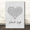 Badly Drawn Boy Silent Sigh Grey Heart Song Lyric Print