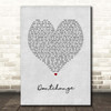 Musiq Soulchild Dontchange Grey Heart Song Lyric Print