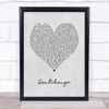 Musiq Soulchild Dontchange Grey Heart Song Lyric Print