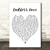 Endless Love Luther Vandross Heart Song Lyric Quote Print