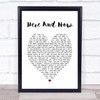 Here And Now Luther Vandross Heart Song Lyric Quote Print