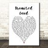 Joe Smooth Promised Land Heart Song Lyric Quote Print