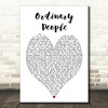 Ordinary People John Legend Heart Song Lyric Quote Print