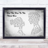 Snow Patrol Set The Fire To The Third Bar Man Lady Couple Grey Song Lyric Print