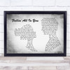 Shawn Mendes Fallin' All In You Man Lady Couple Grey Song Lyric Print