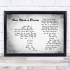 Mary Costa and Bill Shirley Once Upon a Dream Man Lady Couple Grey Song Lyric Print