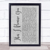 N Sync This I Promise You Grey Rustic Script Song Lyric Print