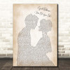 Green Day Good Riddance (Time Of Your Life) Man Lady Bride Groom Wedding Song Lyric Print