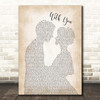 Ronan Keating With You Man Lady Bride Groom Wedding Song Lyric Print