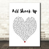 Elvis Presley All Shook Up Heart Song Lyric Quote Print