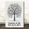 Paul Simon Diamonds On The Soles Of Her Shoes Music Script Tree Song Lyric Print