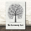 Dave Matthews Band The Dreaming Tree Music Script Tree Song Lyric Print