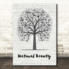 Neil Young Natural Beauty Music Script Tree Song Lyric Print