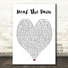 George Michael Heal The Pain Heart Song Lyric Quote Print